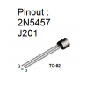 J201 Vgs(off) -0,8v à -1v